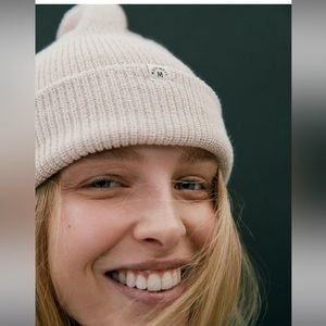 Madewell (Re)sourced Cotton Cuffed Beanie Beige